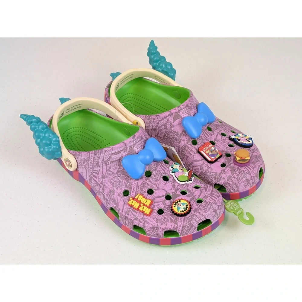 Crocs x The Simpsons Krusty the Clown Mens Size 10 Womens Size 12 Classic Clog